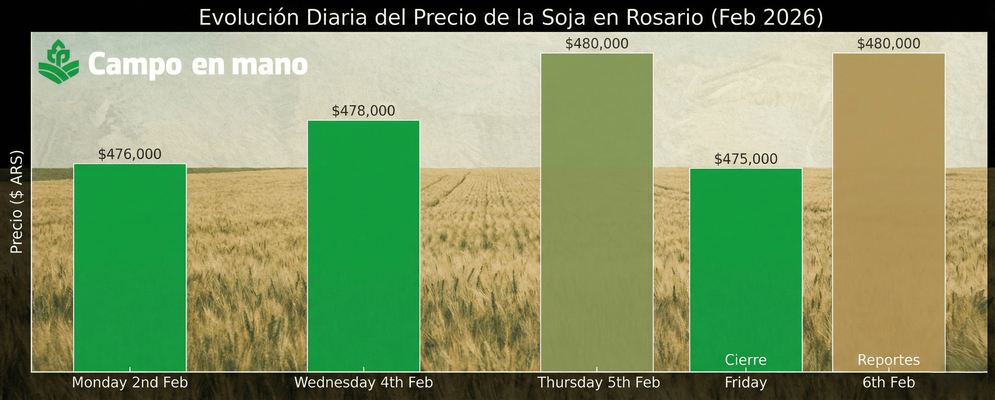 Análisis del Precio de la Soja en Argentina - Febrero 2026